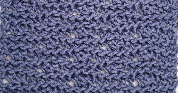 Crossed Stitches and Ripples Crochet Stitch Photo Tutorial