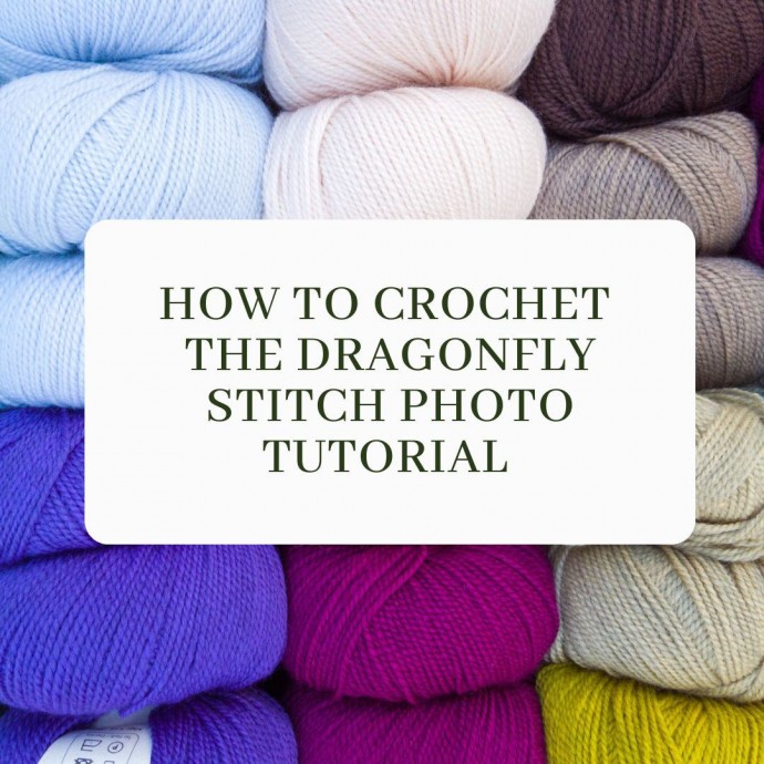 How to Crochet the Dragonfly Stitch Photo Tutorial