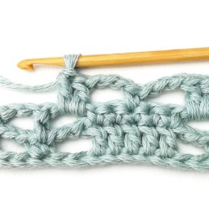 Lacy Checkered Block Crochet Stitch Photo Tutorial