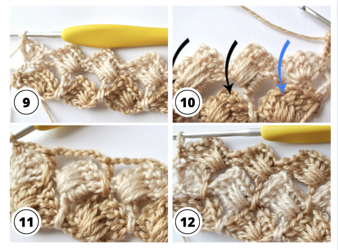 How to Make Soft Textured Crochet Square Stitch