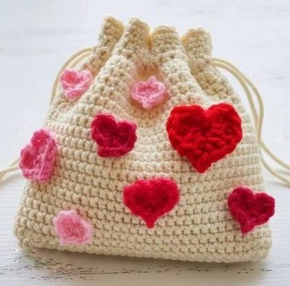 Crochet Heart With No Magic Ring Pattern