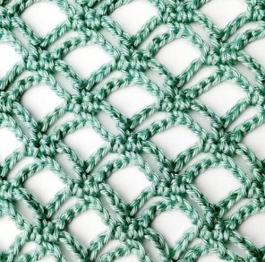 Double Trellis Crochet Stitch Photo Tutorial