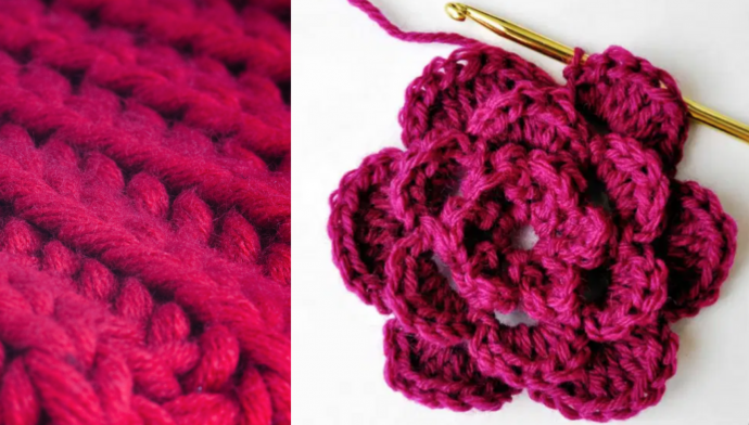 Easy Crochet Flower + Tips