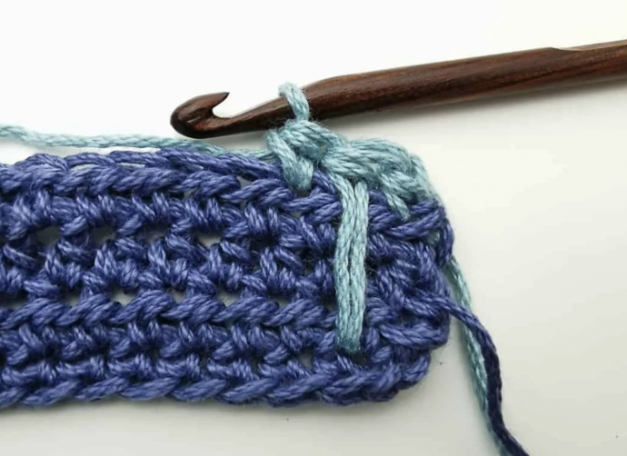 Half Double Crochet Spike Stitch Tutorial