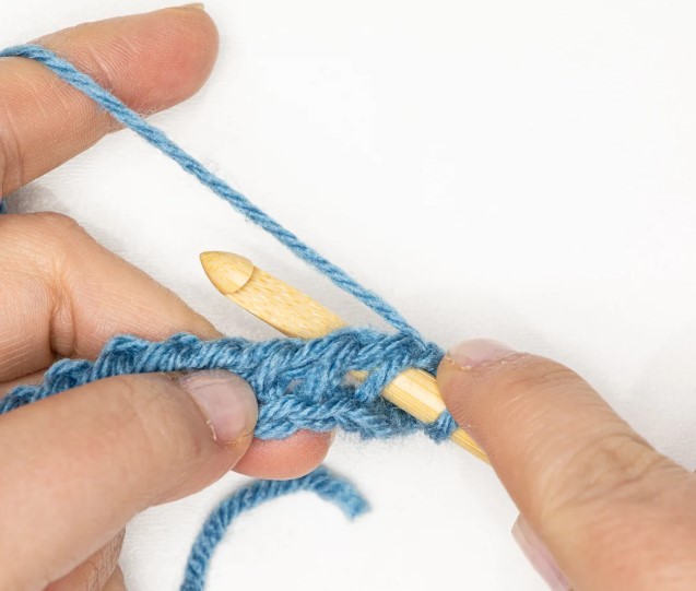 How to Crochet the Tunisian Knit Stitch Photo Tutorial