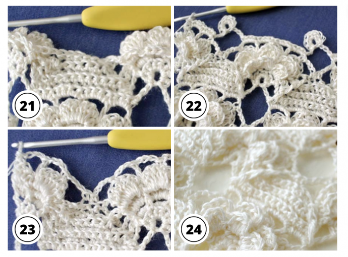 How to Crochet the Advanced flower stitch