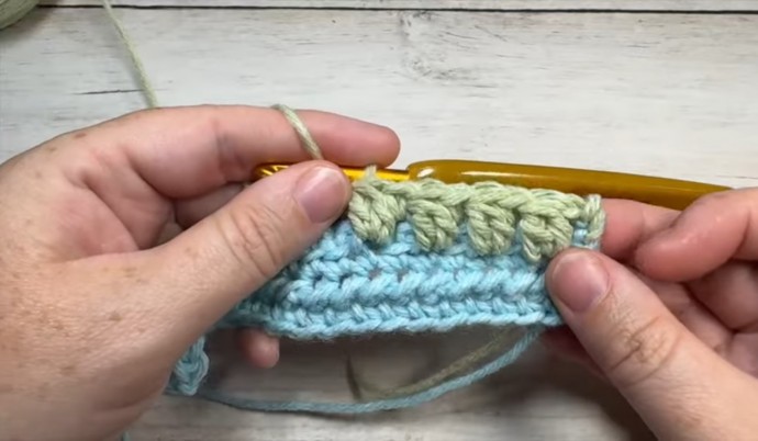 How to Crochet the Cluster and Ridge Stitch Photo Tutorial
