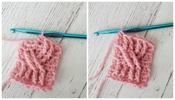Left-Leaning Crochet Cable Stitch Photo Tutorial