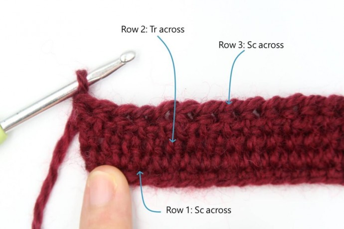 Railroad Crochet Stitch