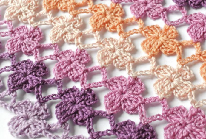 Crochet Lace Flower Stitch
