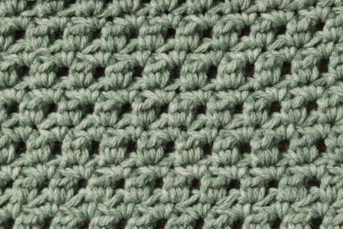 How to Crochet the Blended Mesh Stitch Photo Tutorial
