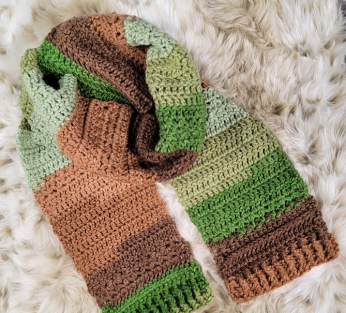 Olivewood Scarf Crochet Pattern