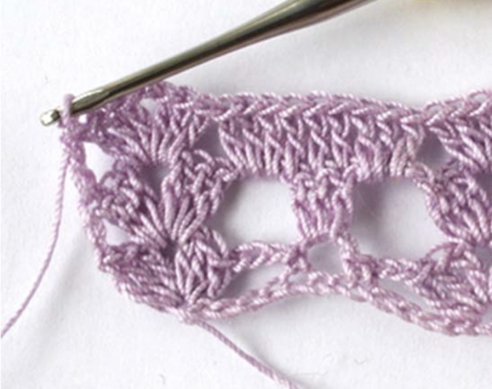 Crochet Three Chain Lace Border Tutorial