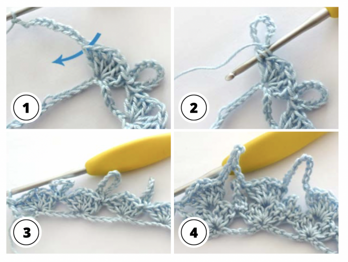 How to Crochet Knitting Loops Stitch