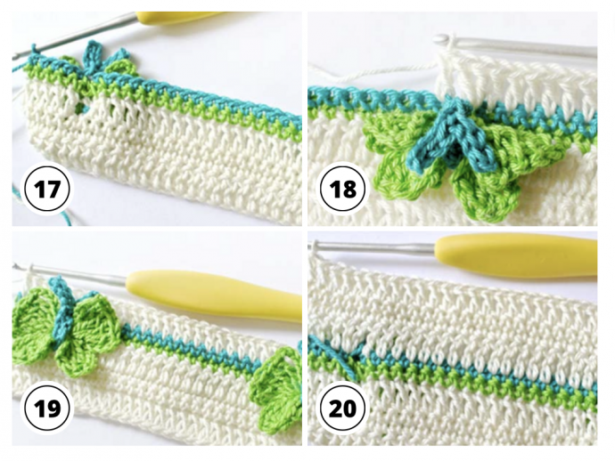 How to Make the Butterfly Crochet Stitch