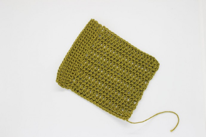 How to Pick-up Edge Stitches on Double Crochet Photo Tutorial