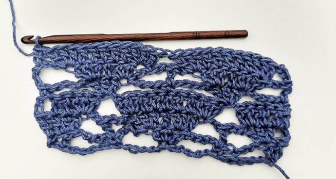Triangles and Trees Crochet Stitch Photo Tutorial