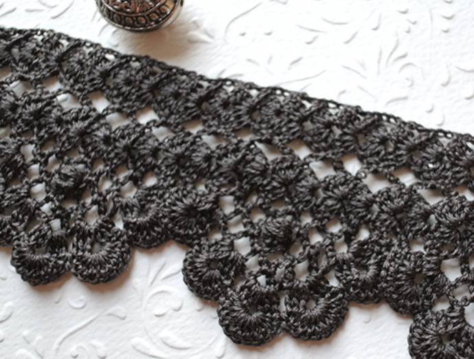 How to Crochet Alexandria Lace Stitch