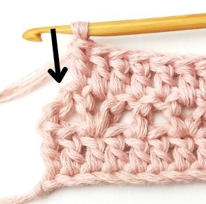 How to Crochet the Striped Boxed V Stitch Photo Tutorial