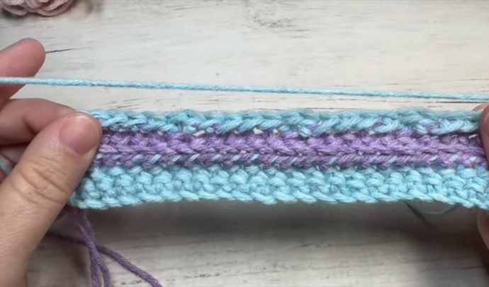 How to Crochet the Layered Brick Stitch Photo Tutotial
