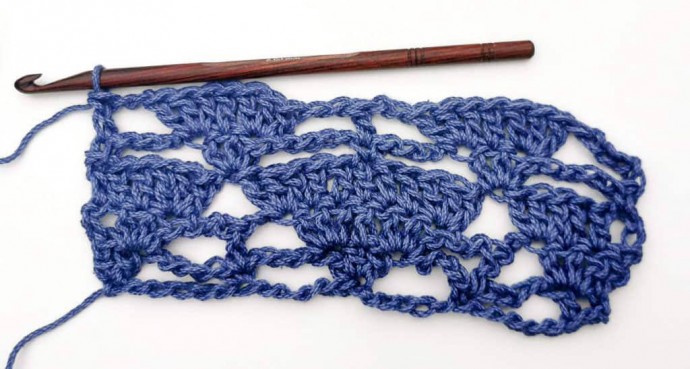 Triangles and Trees Crochet Stitch Photo Tutorial