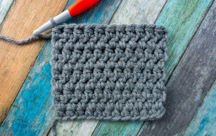 Wide Half Double Crochet Stitch Photo Tutorial