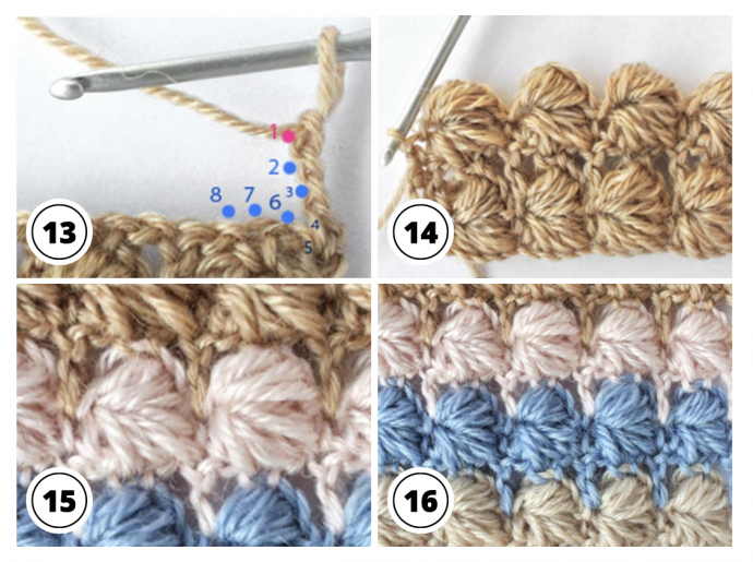 Crochet Airy Puff Stitch