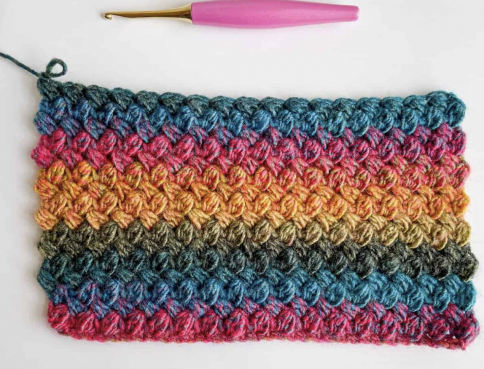 Interlocking Puff Crochet Stitch Tutorial