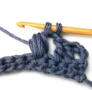 Blueberry Crochet Stitch Photo Tutorial