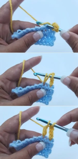 Crochet Chevron Swirls Stitch Photo Tutorial