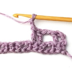 Double Mesh Crochet Stitch Photo Tutorial