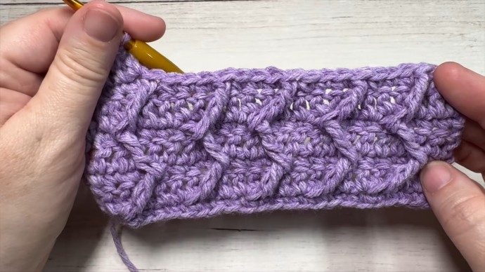 How to Crochet the ZigZag Cable Stitch Photo Tutorial