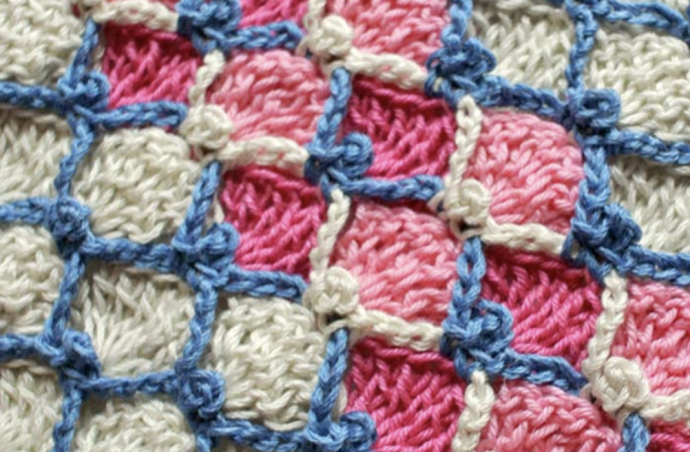 Colorful Chell Stitch Crochet Tutorial