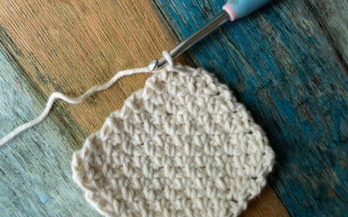 Corner to Corner Moss Stitch Photo Tutorial