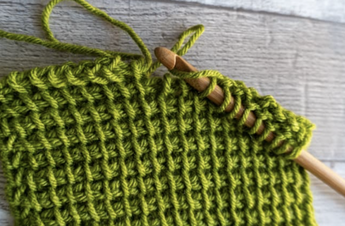 How to Fix a Dropped Stitch in a Flat Row of Tunisian Crochet