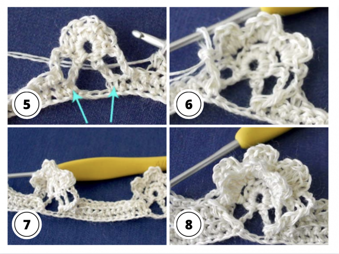 How to Crochet the Advanced flower stitch