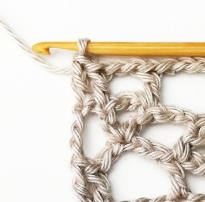 Lacy Interlocked Circles Crochet Stitch Photo Tutorial