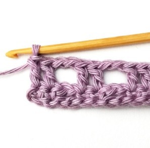 Double Mesh Crochet Stitch Photo Tutorial