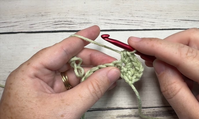 How to Crochet the Flower Bud Stitch Photo Tutorial