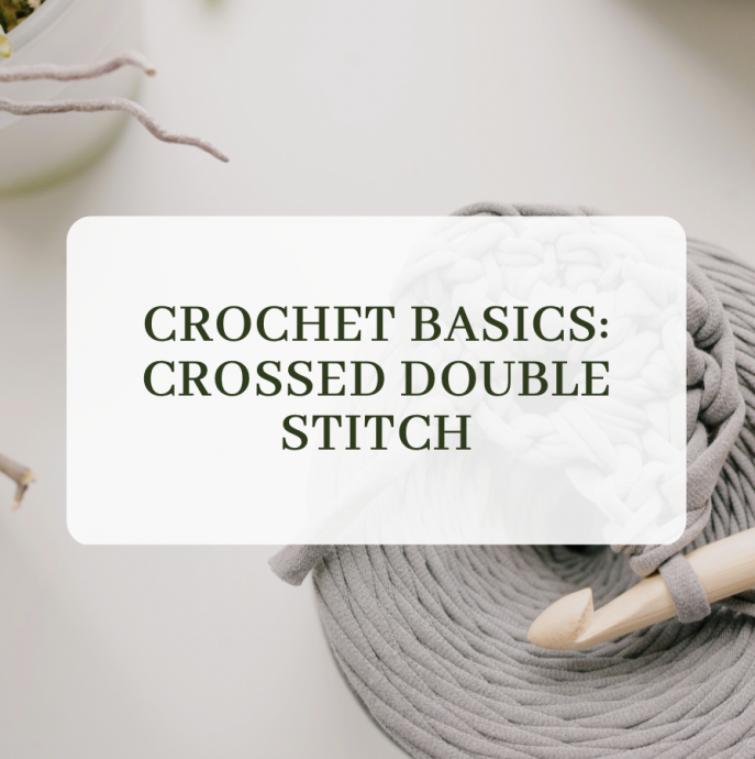 Crochet Basics: Crossed Double Stitch