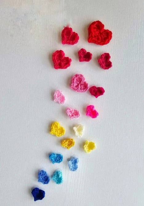 Crochet Heart With No Magic Ring Pattern