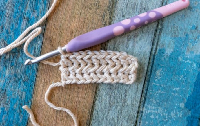 Herringbone Single Crochet Stitch Photo Tutorial