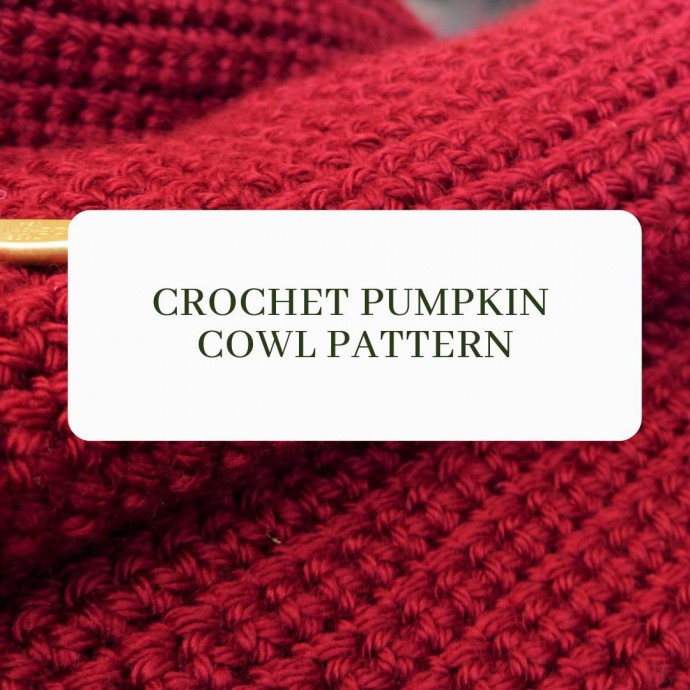 Crochet Pumpkin Cowl Pattern