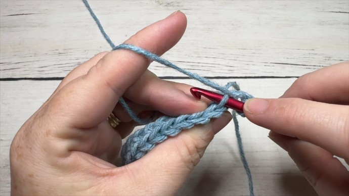 How to Crochet the Yarn Under Cluster Stitch Photo Tutorial