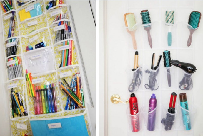 10 Ways to Use Hanging Shoe Pocket Organizers