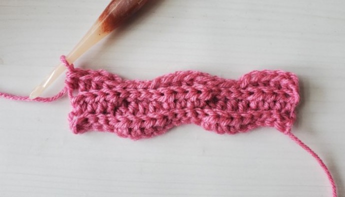 Almond Ridges Crochet Stitch Photo Tutorial