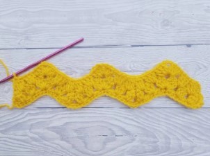 Crochet Chevron Swirls Stitch Photo Tutorial