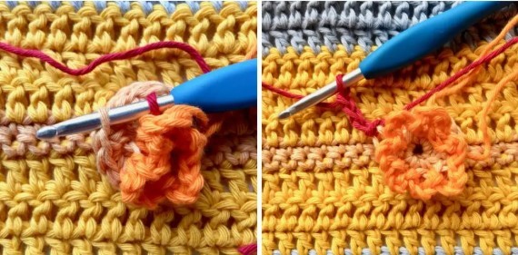Flower Mum Crochet Stitch Photo Tutorial
