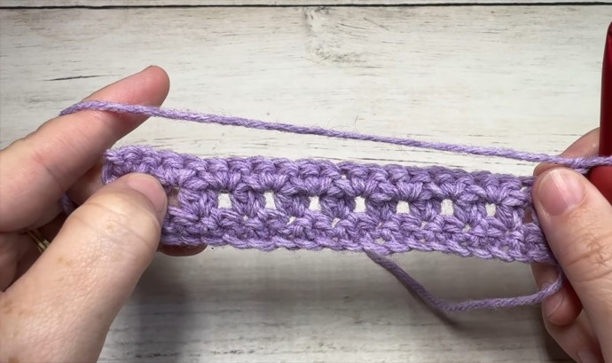 How to Crochet the Blended Mesh Stitch Photo Tutorial