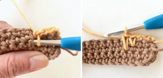 Spike Crochet Stitch Photo Tutorial